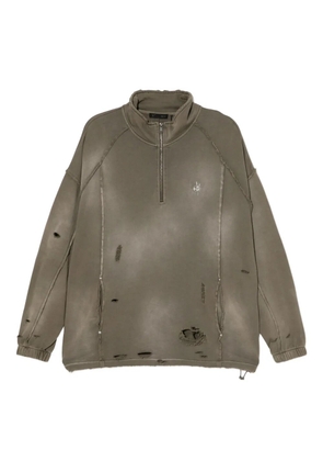 FIVE CM distressed sweatshirt - Green