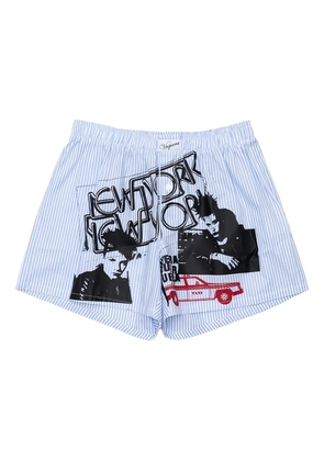 Vaquera striped boxer shorts - Blue