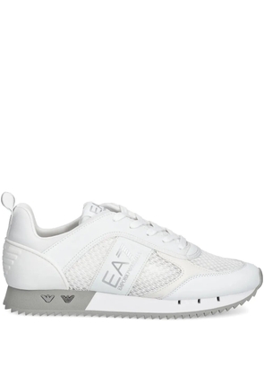 Ea7 Emporio Armani logo-detail sneakers - White