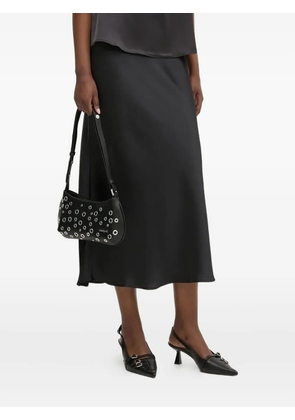 HUGO bias-cut satin skirt - Black