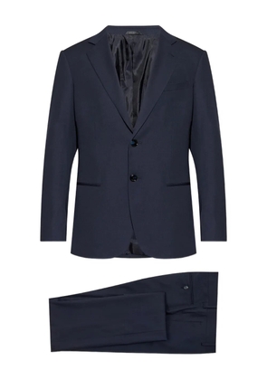 Giorgio Armani wool-blend suit - Blue