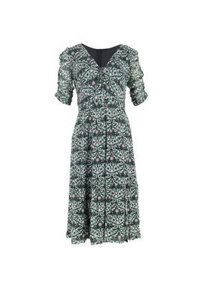 Ba&Sh gathered-sleeve midi dress - Black