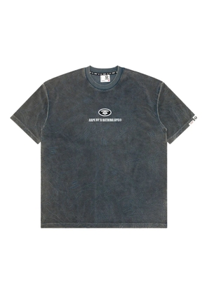 AAPE BY *A BATHING APE® logo-embroidered T-Shirt - Grey