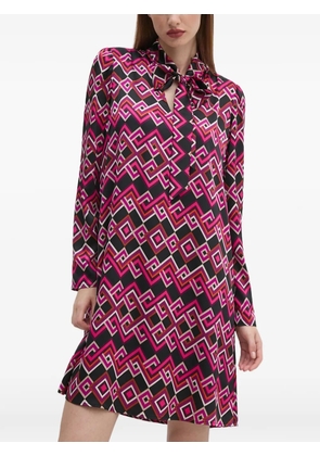 Joseph Ribkoff geometric-pattern mini dress - Black