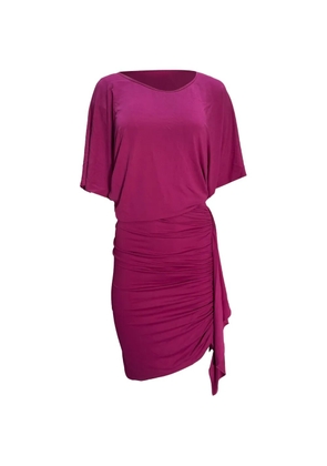 Michael Kors Vintage ruched mini dress - Purple