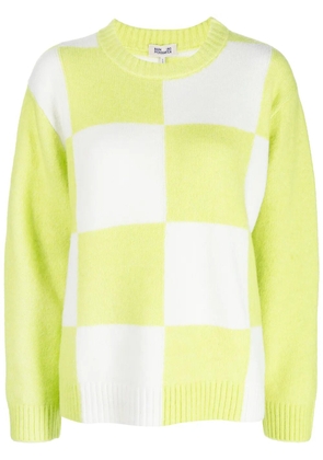 Baum Und Pferdgarten oversized-check sweater - White