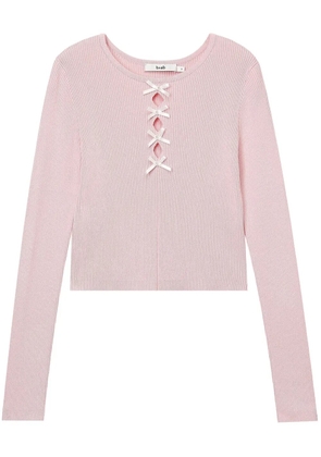 b+ab cut-out detailing top - Pink