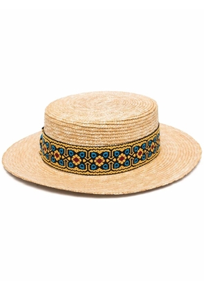 Borsalino Magiostrina straw hat - Neutrals