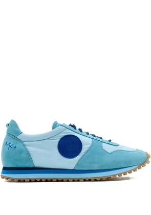 Blu Scarpa round-patch sneakers - Blue