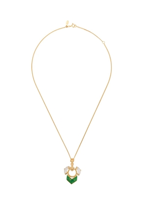 Wouters & Hendrix quartzite and mother-of-pearl necklace - Gold