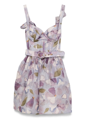 ZIMMERMANN Dawning mini dress - Purple
