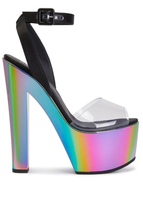 Giuseppe Zanotti Tarifa Plexi 150mm platform-sole sandals - Black