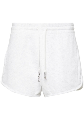 Zadig&Voltaire logo-charm cotton mini shorts - Grey