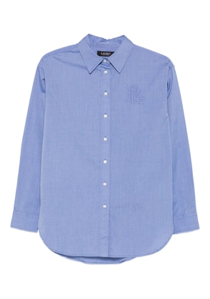 Lauren Ralph Lauren embroidered button-front shirt - Blue