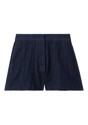 Claudie Pierlot denim panelled shorts - Brown