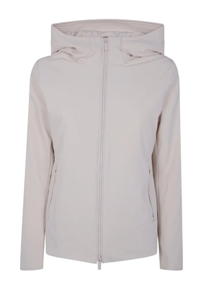 Woolrich waterproof hooded jacket - Neutrals