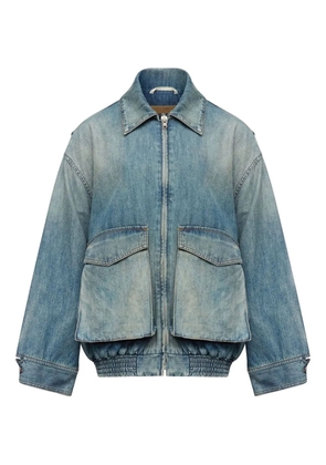 MM6 Maison Margiela pocket zip denim jacket - Blue