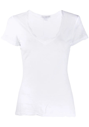 James Perse twist seam T-shirt - White