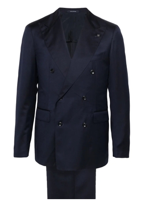 Tagliatore Vesuvio double-breasted wool suit - Blue