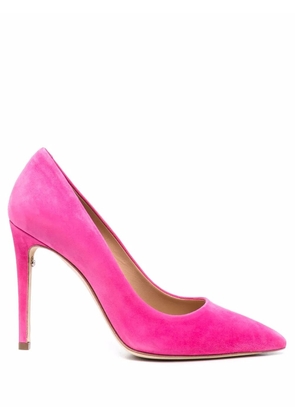 Ferragamo 100mm pointed leather pumps - Pink