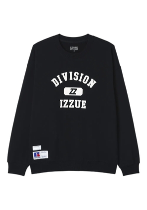 izzue logo-embellished sweatshirt - Black