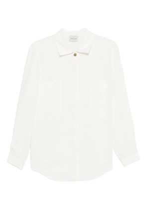 Le Kasha button-fastening linen shirt - White