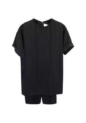 Victoria Beckham short-sleeve playsuit - Black