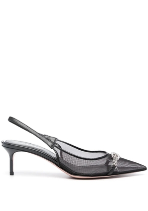 Gedebe 50mm crystal-embellished pumps - Black