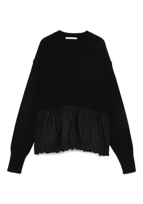 Cecilie Bahnsen ruffled sweater - Black