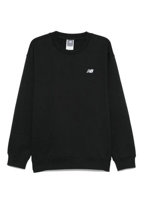 New Balance embroidered-logo crew-neck sweatshirt - Black