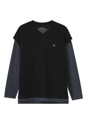 Musium Div. layered T-shirt - Black