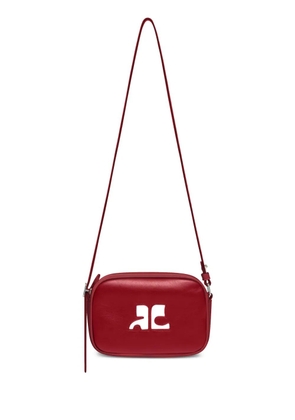 Courrèges Reedition leather camera bag - Red