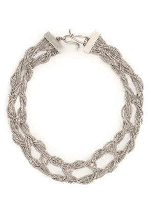 Fabiana Filippi crochet necklace - Silver