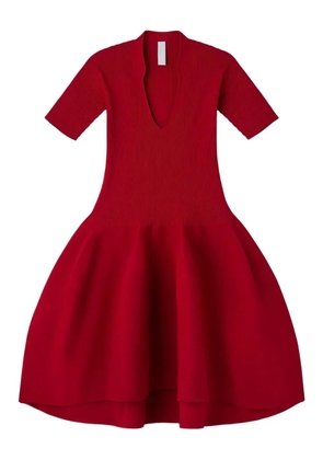 CFCL stand-up collar dress - Red