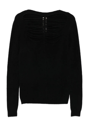 Rick Owens distressed sweater - Black