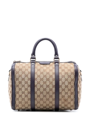 Gucci Pre-Owned 2016-2025 Medium GG Canvas Joy Boston Bag satchel - Purple