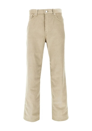 Haikure corduroy-effect trousers - Neutrals