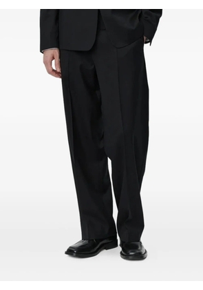 mfpen single-breasted wool blazer - Black