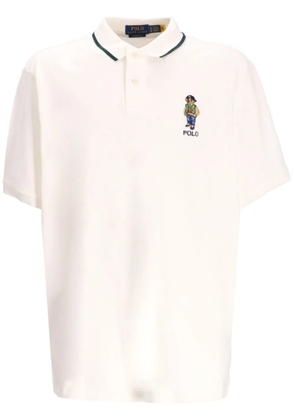 Polo Ralph Lauren Teddy Bear cotton polo shirt - White