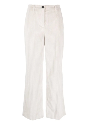 Lorena Antoniazzi straight-leg corduroy trousers - Neutrals