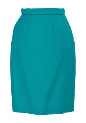 Vintage Pre-Owned embroidered wool suit - Green