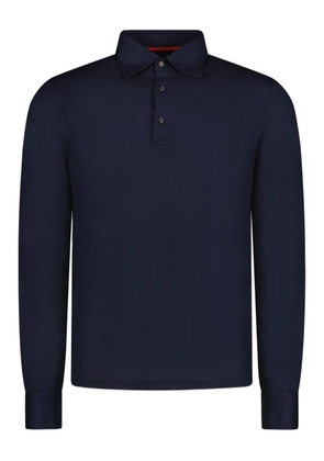 Isaia wool polo shirt - Blue