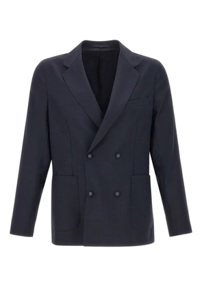 Officine Generale Leon double-breasted blazer - Blue