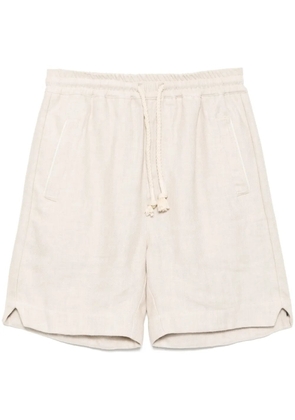 Eleventy linen deck shorts - Neutrals