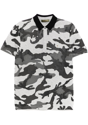 Valentino Garavani camouflage-pattern polo shirts - Grey
