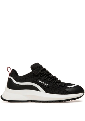 Bally Outline logo-patch sneakers - Black