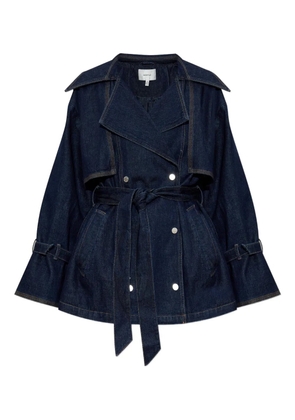 Gestuz GZsummer belted denim jacket - Blue