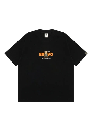 AAPE BY *A BATHING APE® logo-motif T-shirt - Black