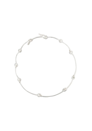 Wouters & Hendrix Technofossils hammered necklace - Metallic