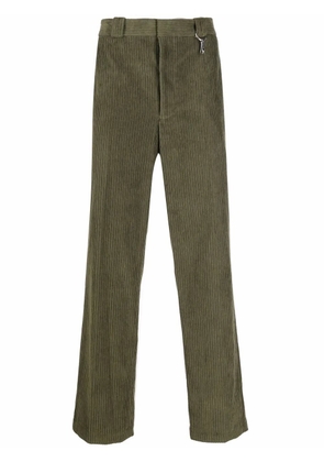 Helmut Lang corduroy straight-leg trousers - Green